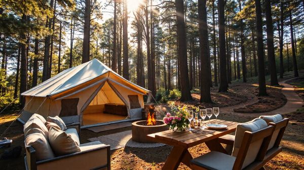 Découvrez le camping haut de gamme pour une escapade raffinée