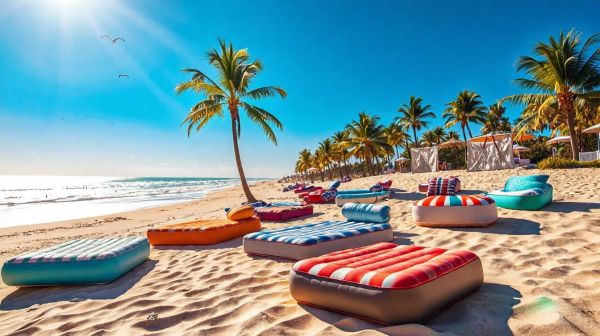 Top 5 matelas gonflables plage pour confort et praticité